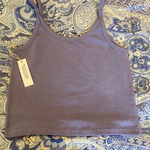 NWT ARQ crop top in periwinkle (L)